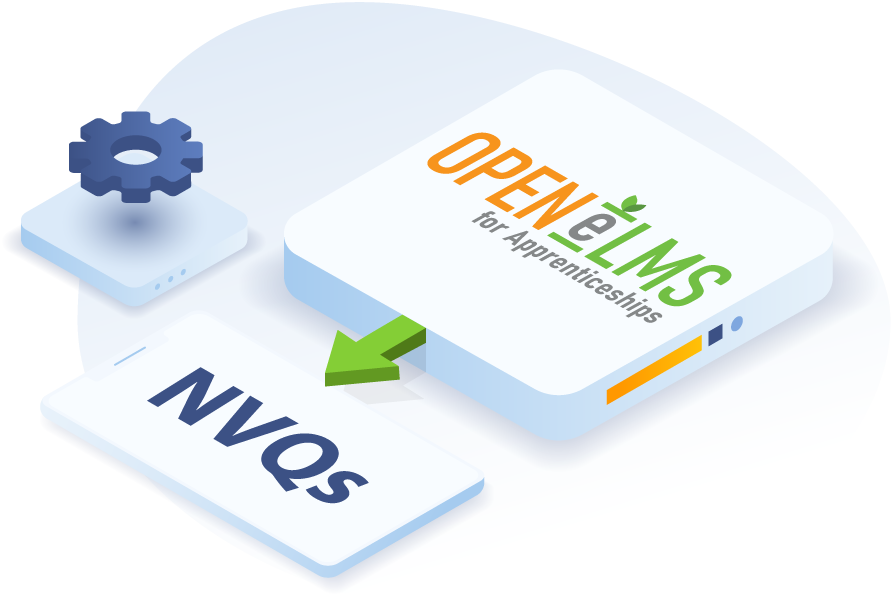 NVQs and apprenticeships in the learning management system