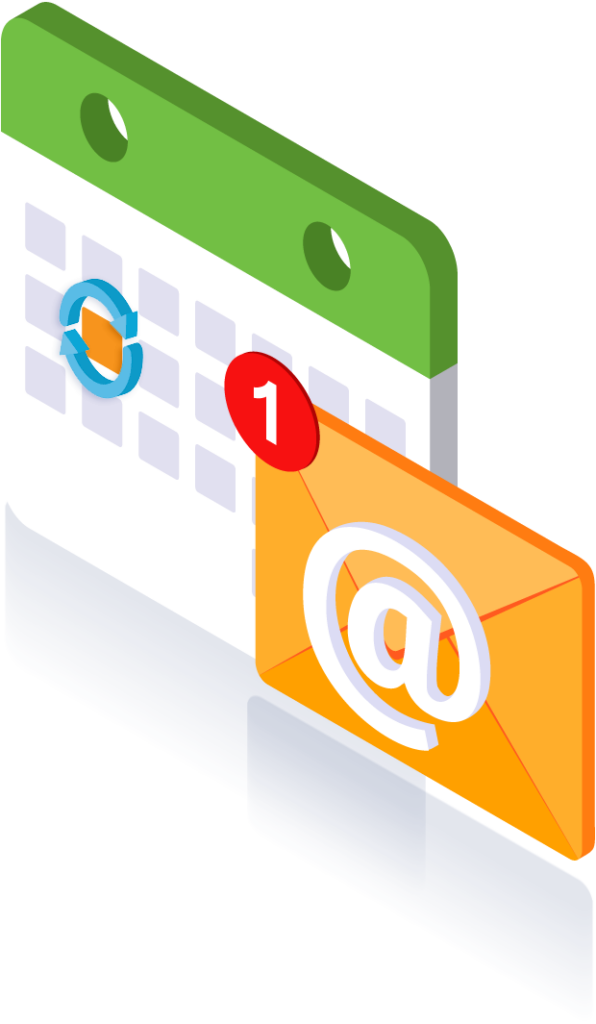 Automated email reminders sent from the Open eLMS LMS