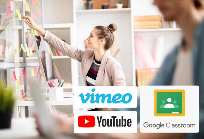 Vimeo and YouTube on the LMS